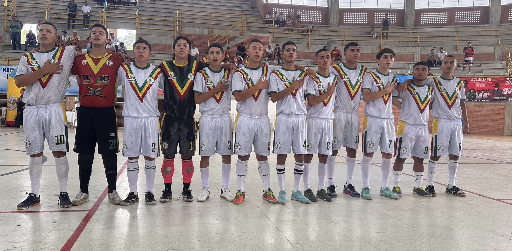 SELECCIÓN QUINDÍO DE FÚTBOL DE SALÓN SUB-20 BRILLA EN TORNEO NACIONAL